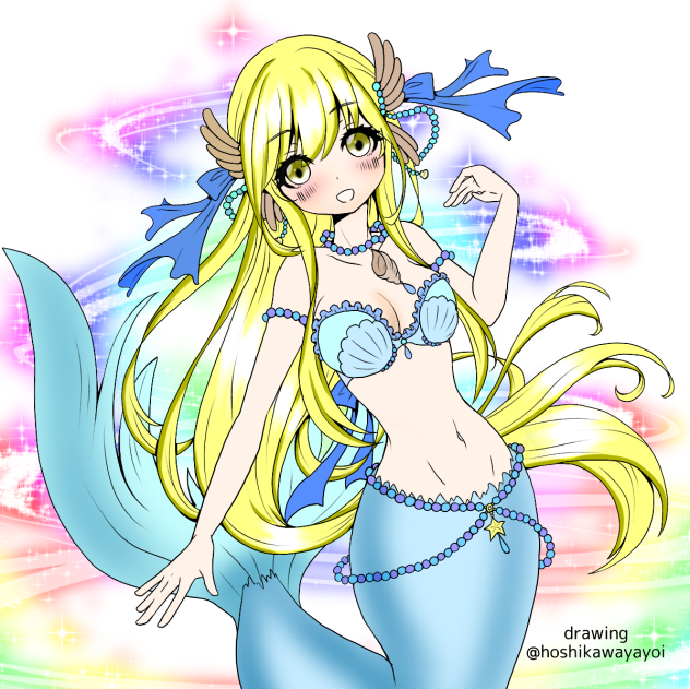 星川ヤヨイさんの線画