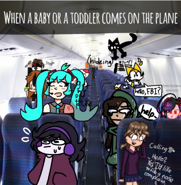when there is a baby on the plane