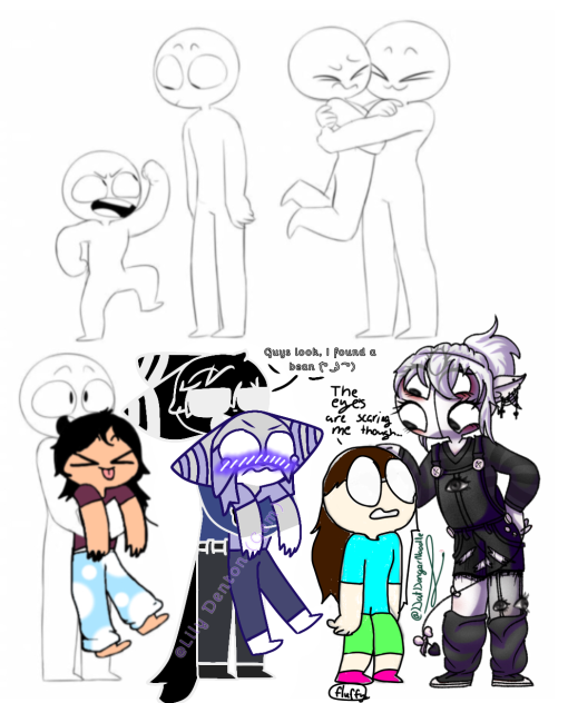 Tall and short ppl collab ✨