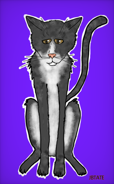 Faded the cat - ibisPaint