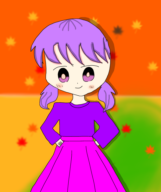 秋だもみじだ！二宮サキだ！