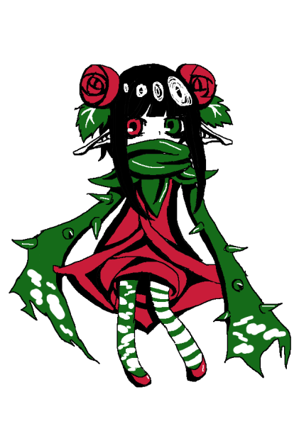 イバラちゃん (4色塗り)