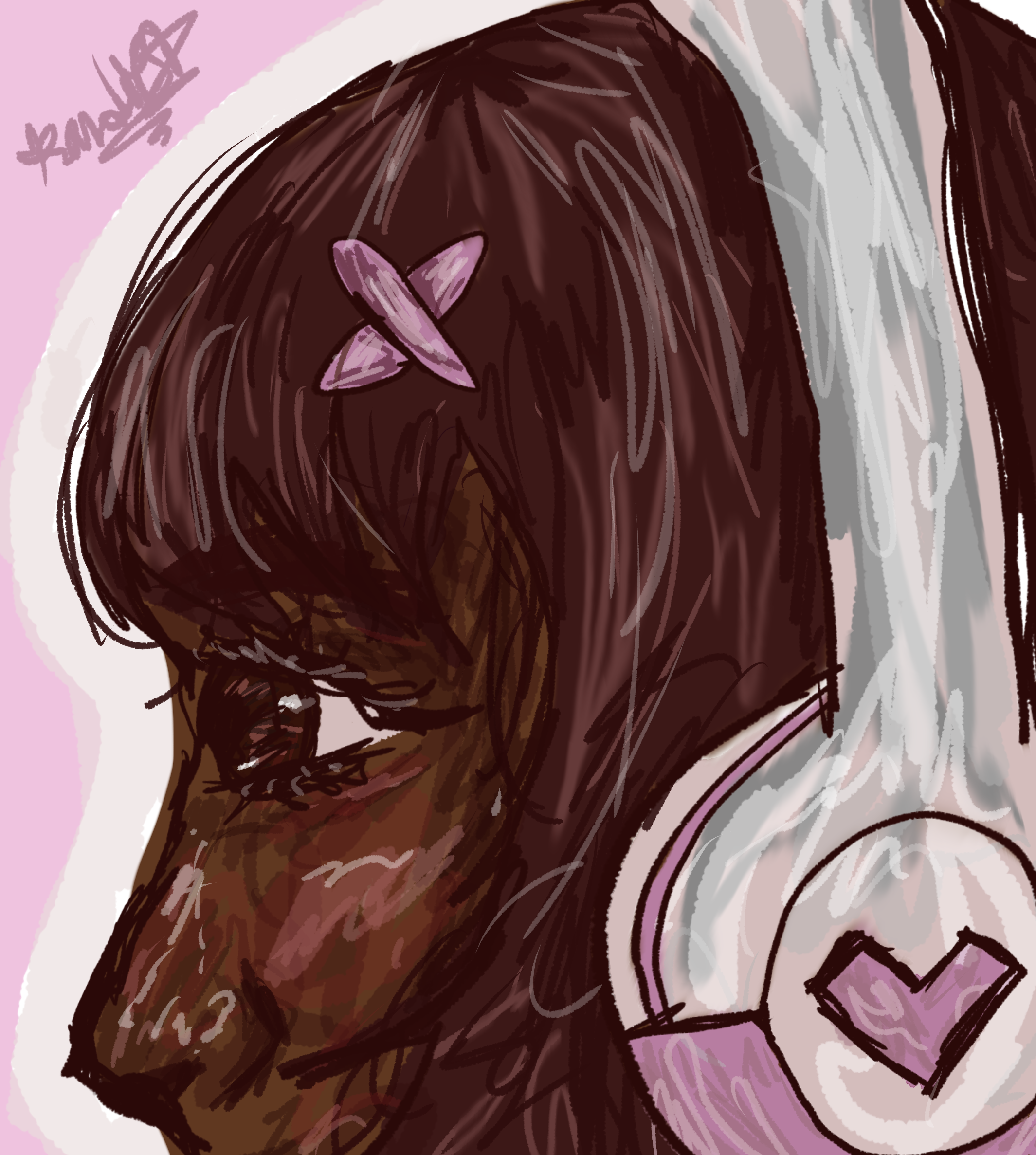 Side profile practice - ibisPaint