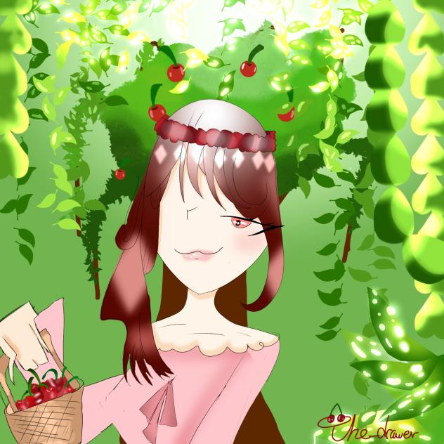 cherry girl 🍒