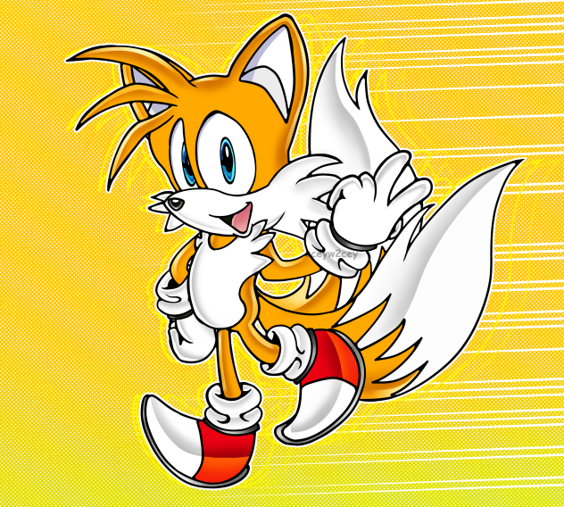 sonic adventure tails - ibisPaint