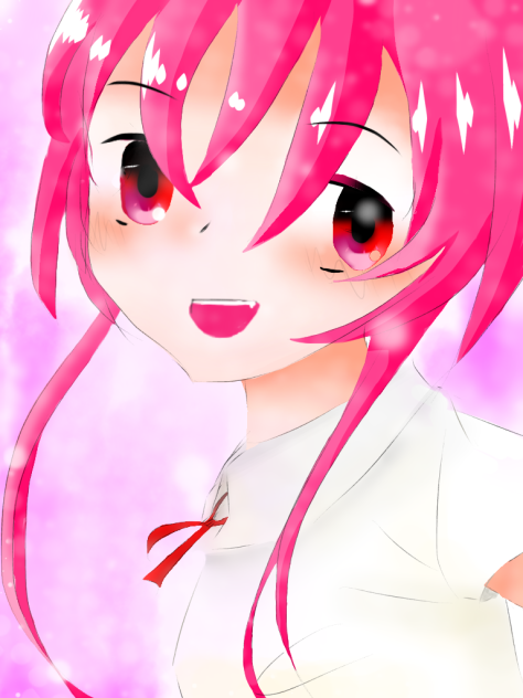ピンクの娘