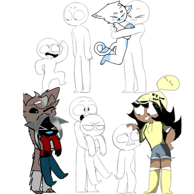 Size collab (changed my oc for this)