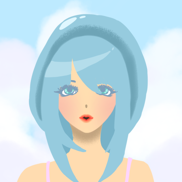 sky blue beauty... - ibisPaint
