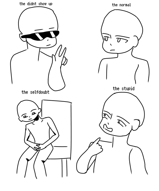 types of ppl in tests collab - ibisPaint