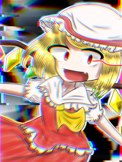 【線画お借りしました】フランちゃん