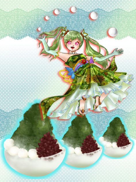 宇治金時を擬人化してみた。