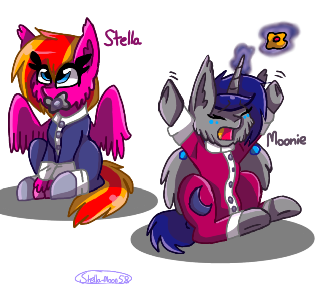 Stella and Moon Glance Infancy