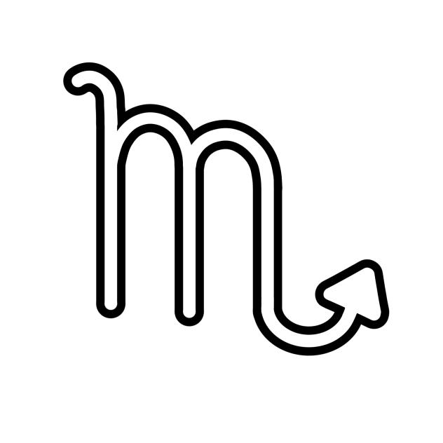 さそり座♏のマーク