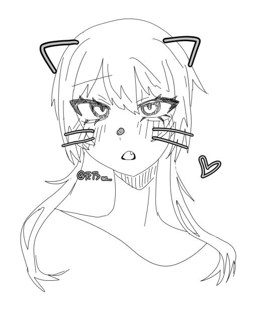 ちゃんと描く気力ない