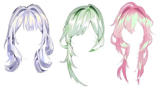 Hair render practice! - ibisPaint