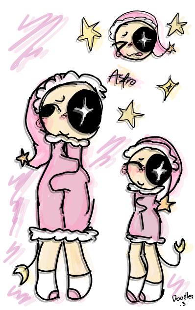 starry night astro sketch artstyle