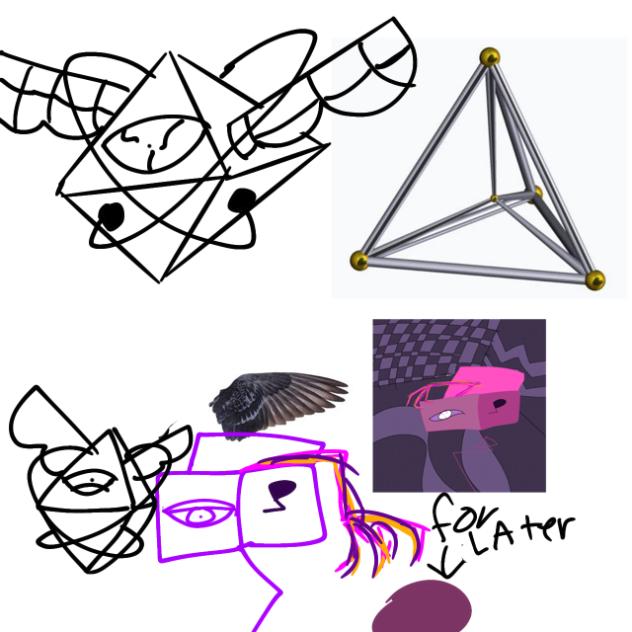 Pls help me with this oc(triangle thing) - ibisPaint