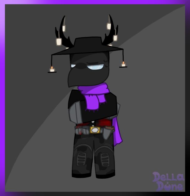 My Roblox avatar ;w;