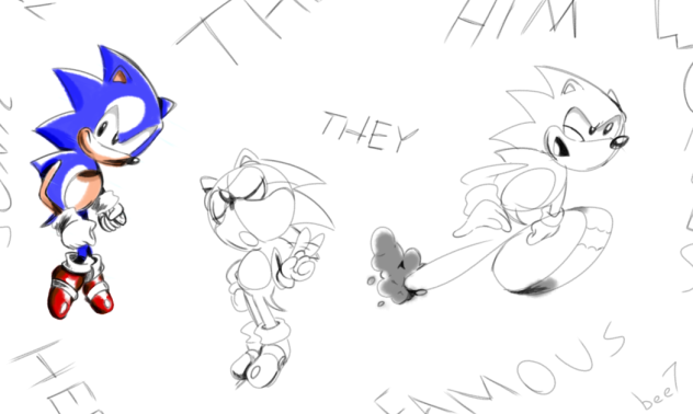 Sonic Pencil Brush Test