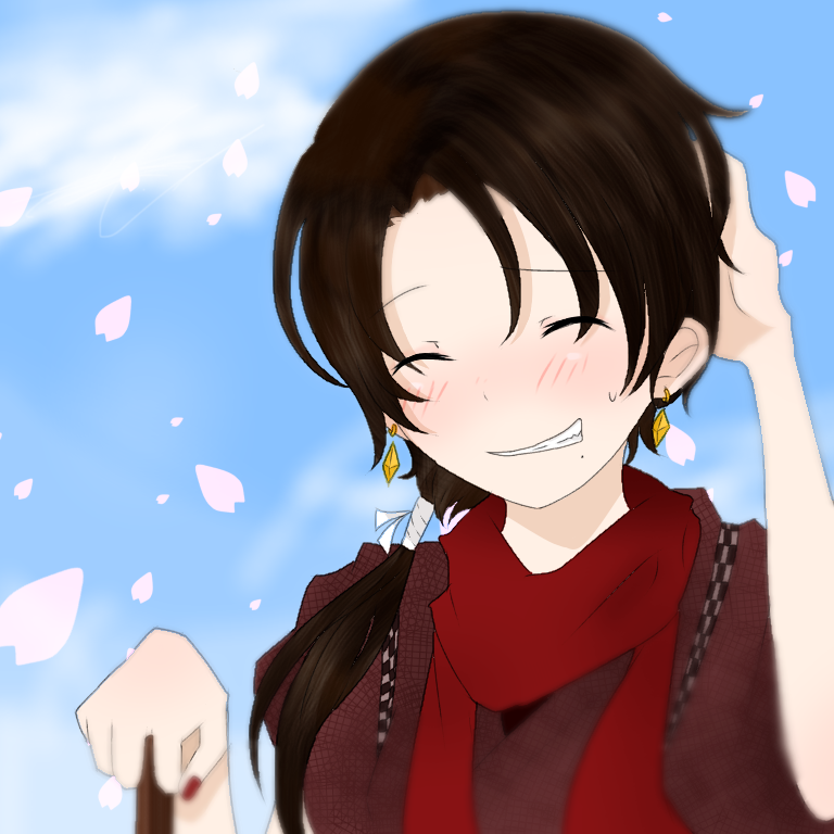 加州清光 刀剣乱舞 内番中 Ibispaint