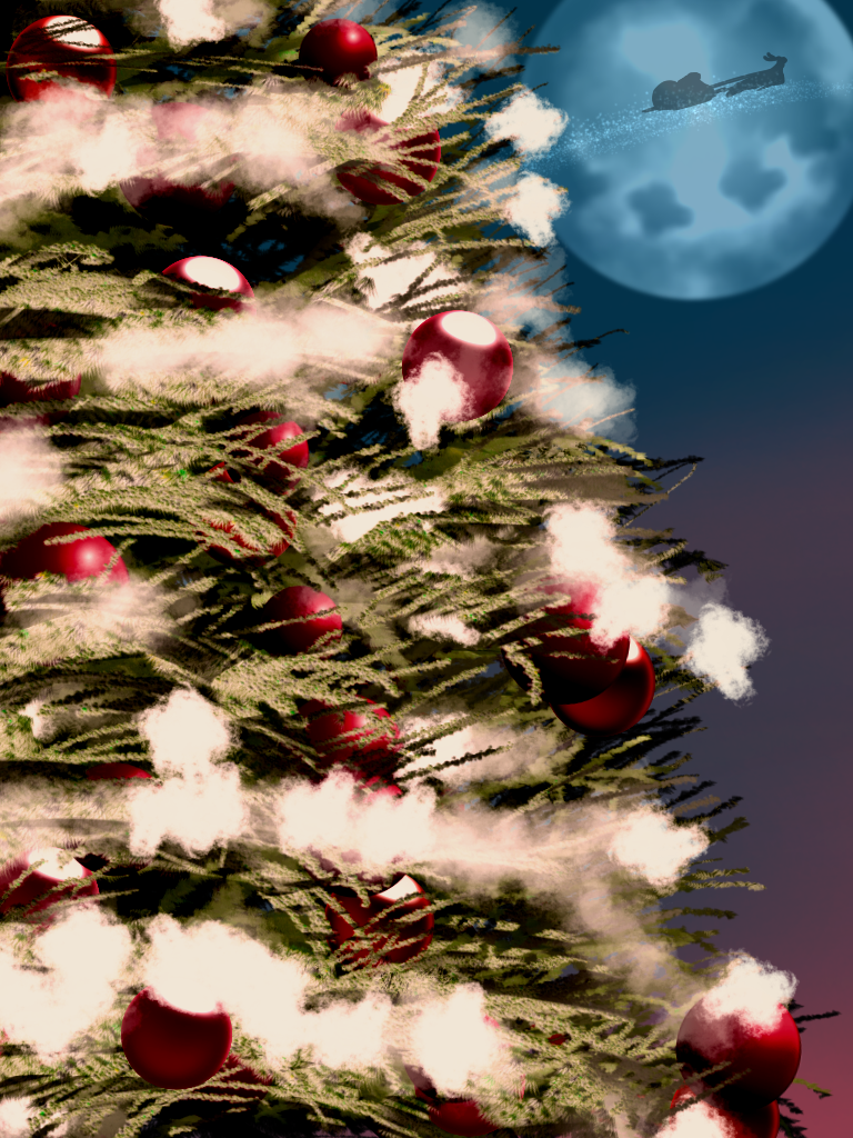 Christmas Background Ibispaint
