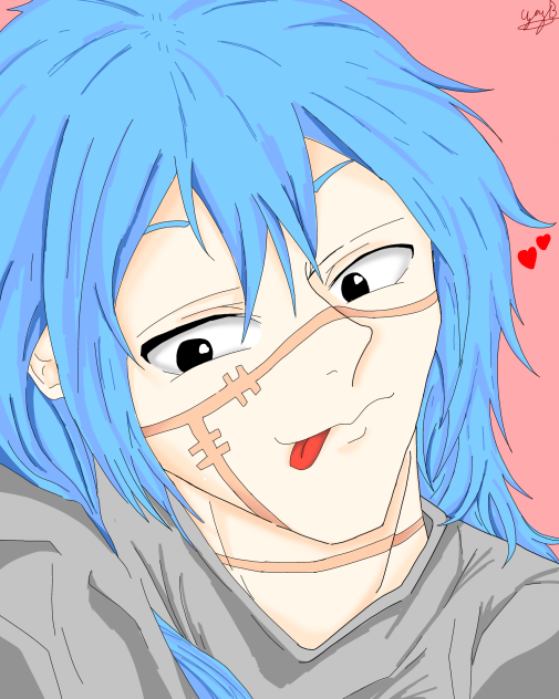 ayy mahito want to take a selfie