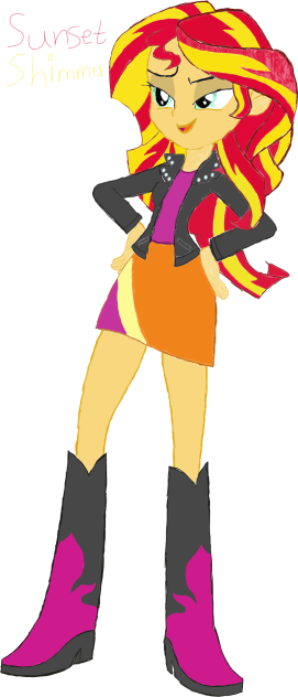 Sunset Shimmer❤💛 - ibisPaint