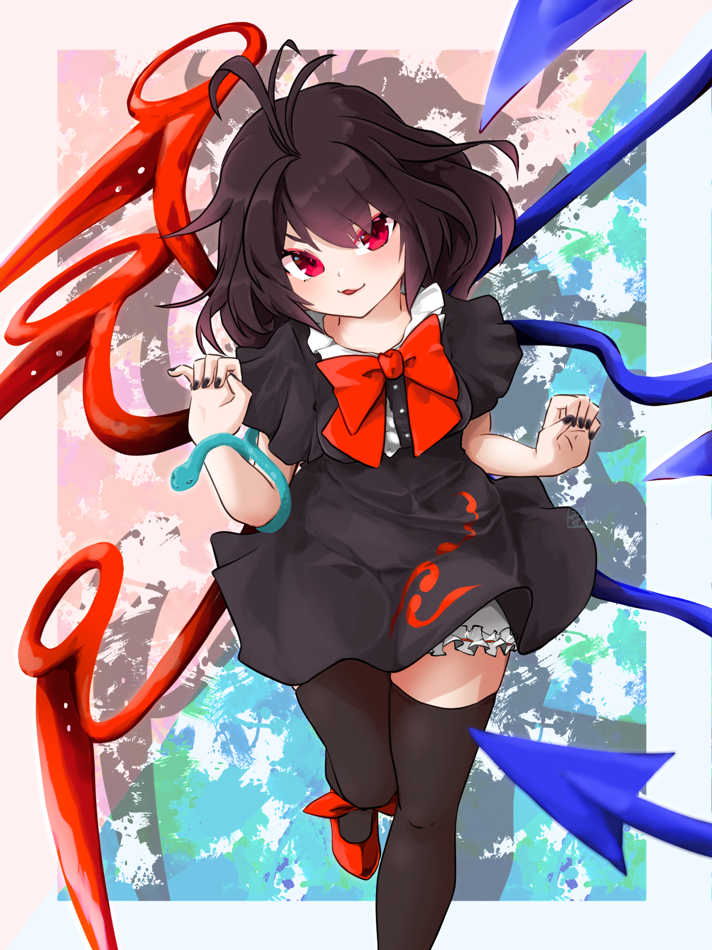東方プロジェクト『封獣ぬえ』色紙イラスト額縁付【スアリテスミ】 東方Project】封獣ぬえ 色紙 - meleéclat - BOOTH