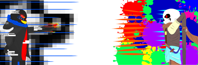 Errorsans vs Inksans Twitterヘッダー用