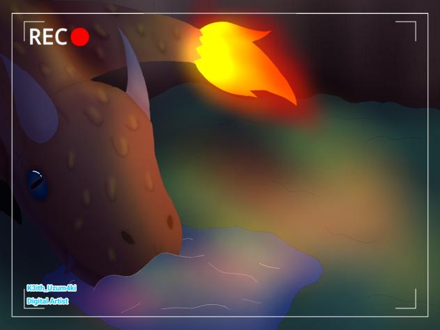 Charizard is thirsty;