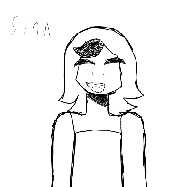 sinn little fanart first sketch