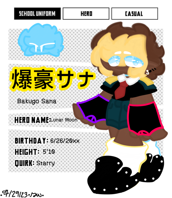 •BNHA OC - Bakugo 'Apollo' Sana•