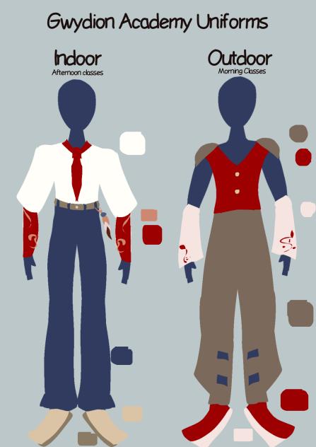 Gwydion Academy Uniforms 2
