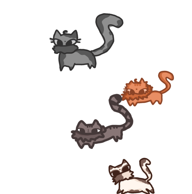 Panda spots Flame Pusheen