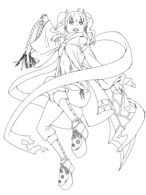 ★秋彩★(線画)