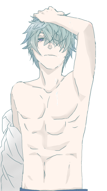 水も滴るいい男？