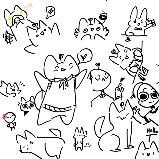 Rly not serious doodle