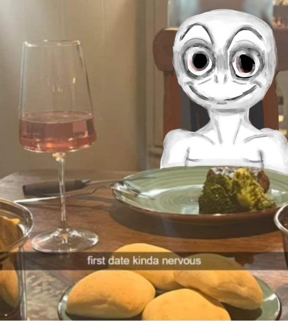 Señora Letal on a date with Gilberto