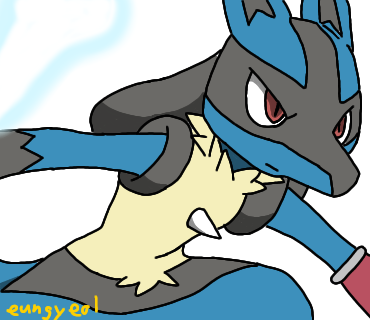 Bone Rush Lucario