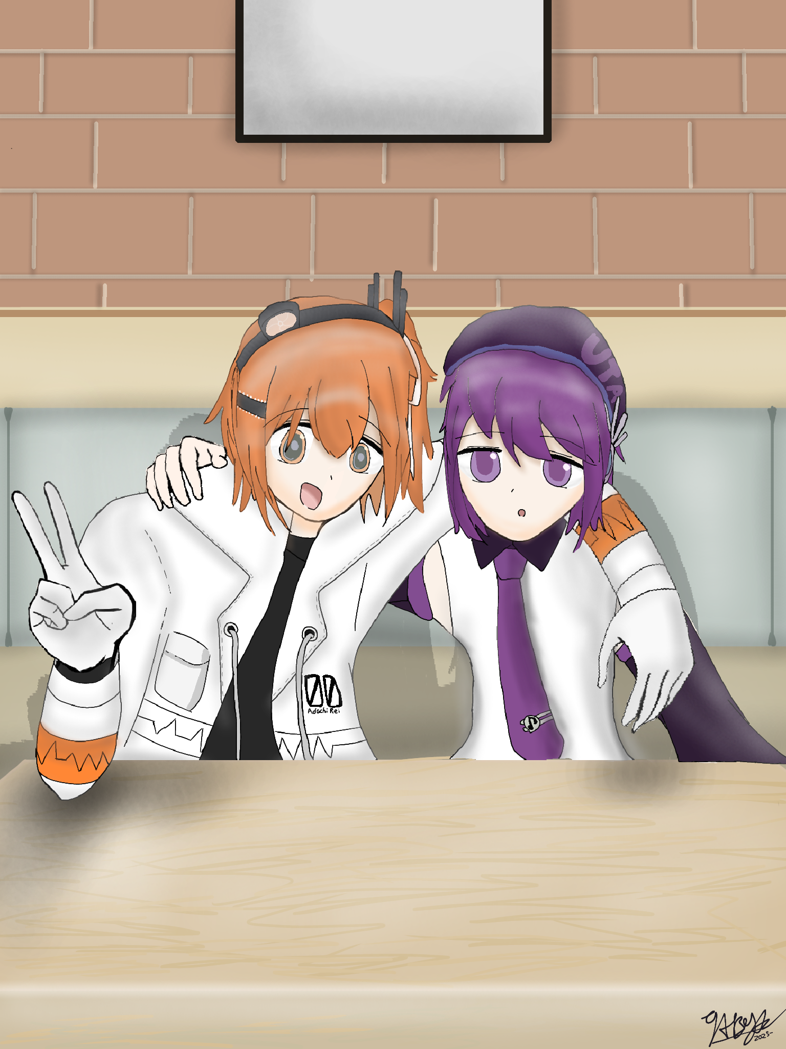 taking pictures at the cafe ♡ - ibisPaint