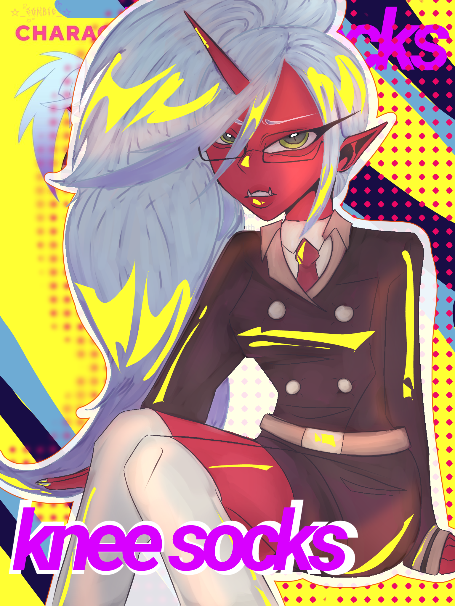 knee socks 🫐 - ibisPaint