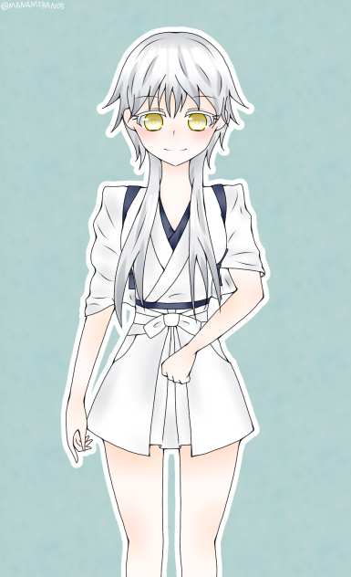 鶴丸 にょた 内番 Ibispaint