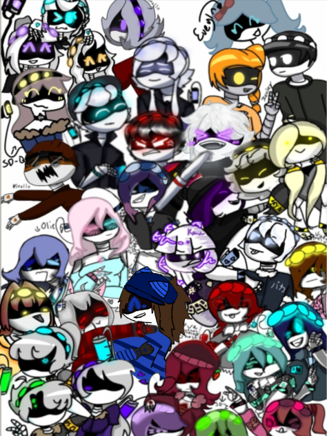 Murder Drones Collab! - ibisPaint