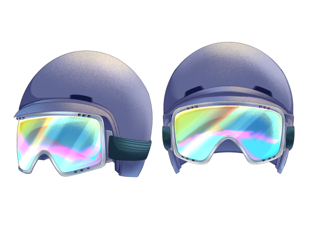 Ski Helmet set