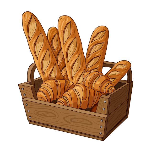 bread basket & croissants 2