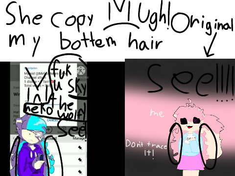 She copied!!!,!,!,!!, - ibisPaint