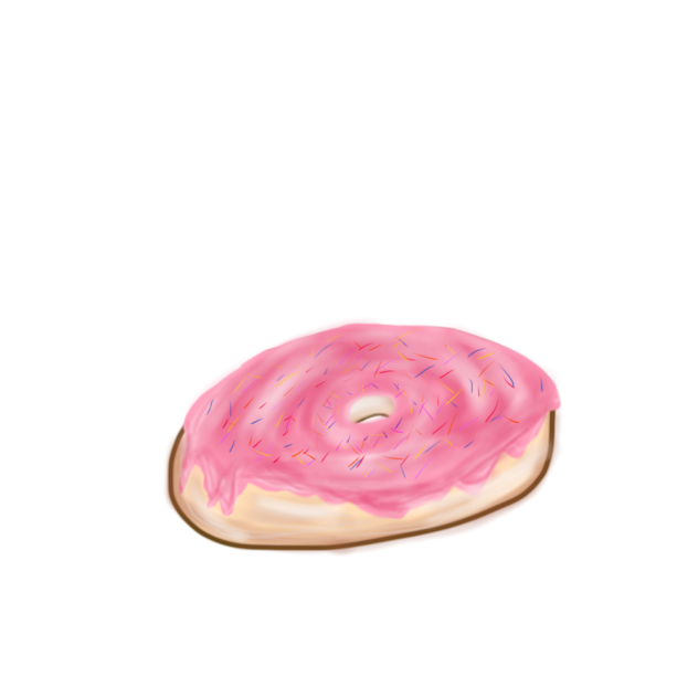 Donut drawing - ibisPaint