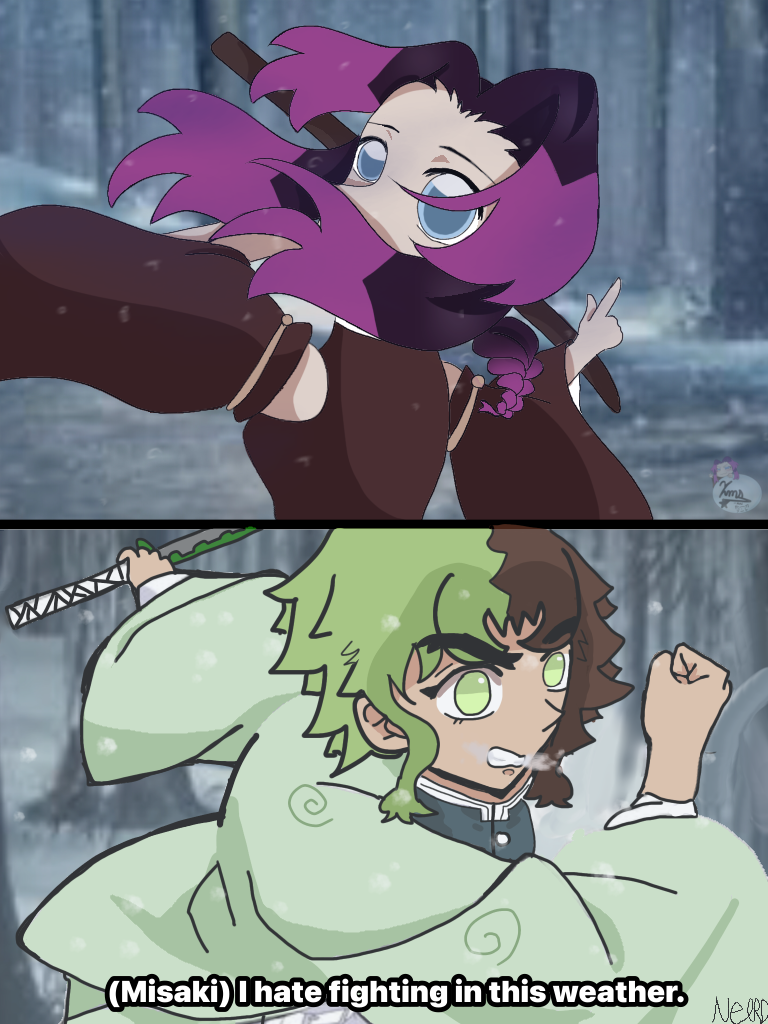 Demon slayer collab - ibisPaint