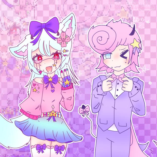 My Bestie's Blood Money Oc w Harvey~!!🩷💜
