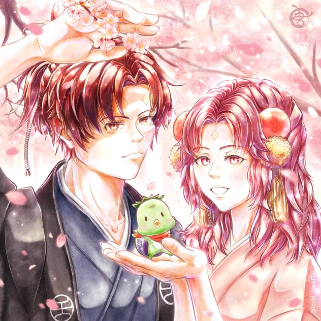 暁と鈴蘭